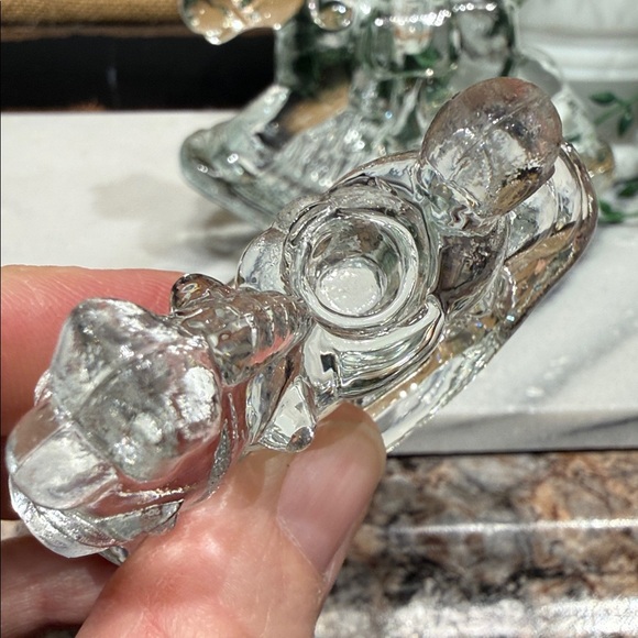 Glass Rocking Horse candleholders - Picture 5 of 6